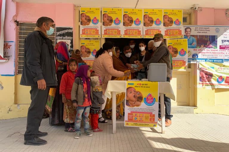 चित्तौड़गढ़ में पल्स पोलियो अभियान, Pulse Polio Campaign in Chittaurgarh