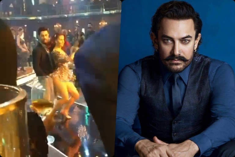 Aamir Khan grooves on club number with Elli AvrRam