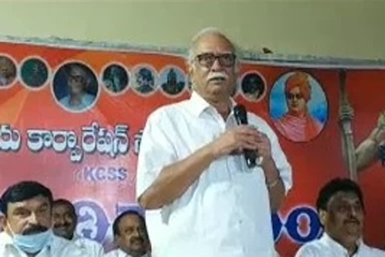 tdp leader ashok gajapathi raju at kashtriya meeting