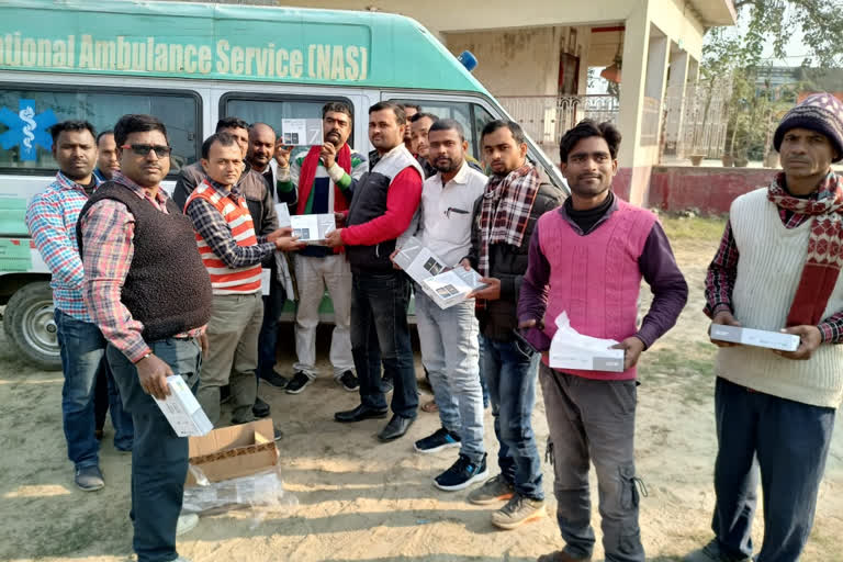 Distribution of tabs in madhubani