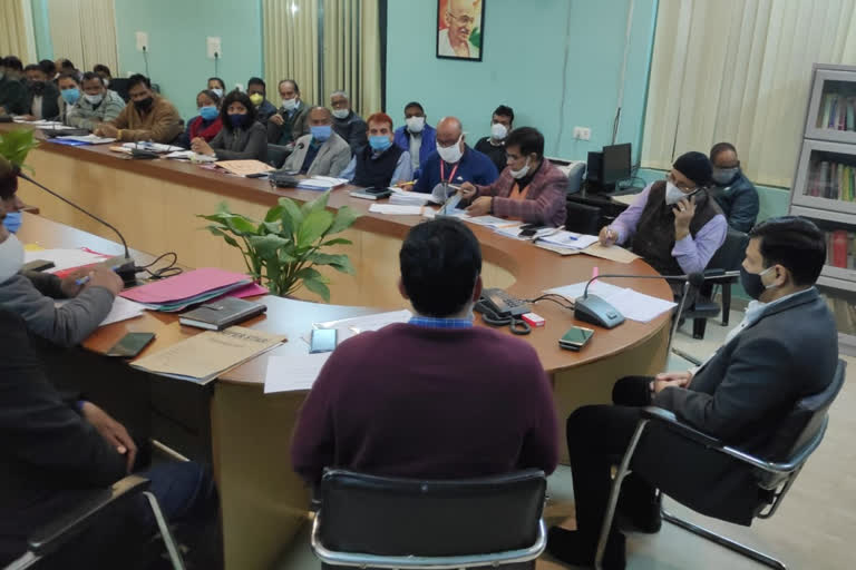 dm kaushal raj sharma held a meeting