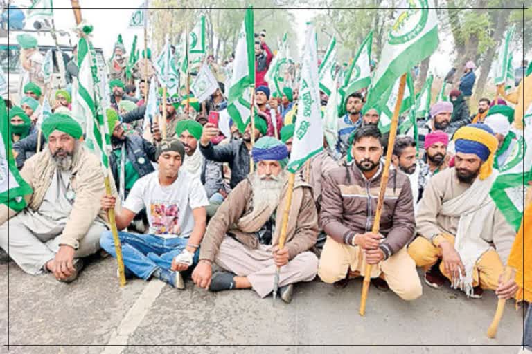 Farmer protests