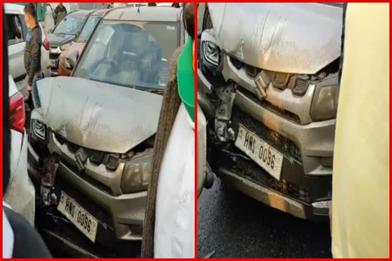 Close shave for Priyanka Gandhi as cars in convoy met with accident