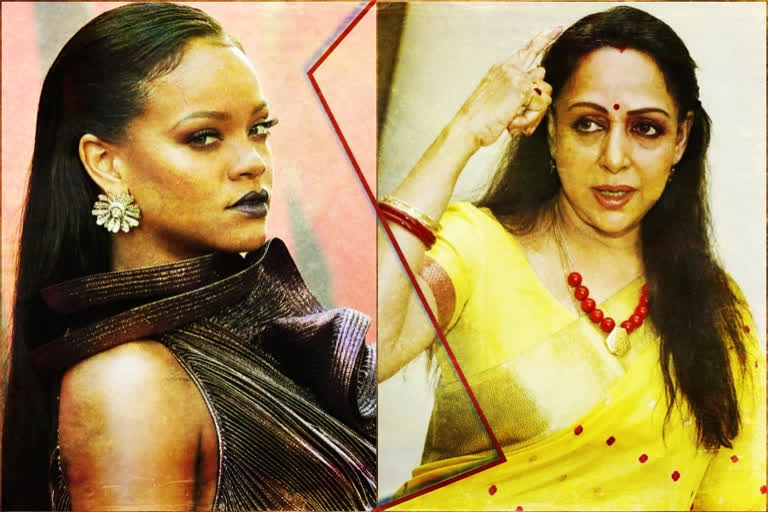 Hema Malini on rihanna's comment