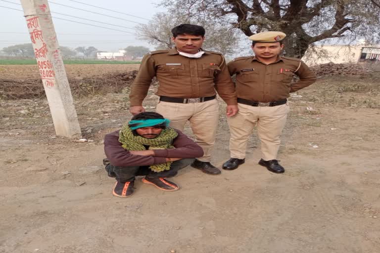 mahendragarh police arrest thief