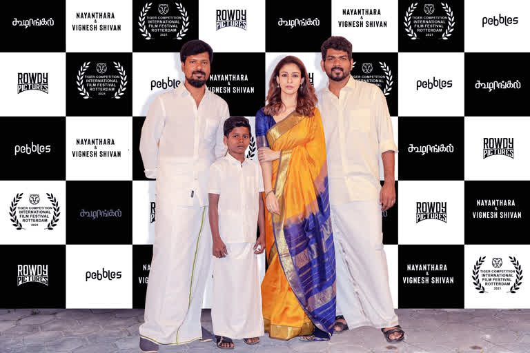 Nayan and vigesh sivan went for Koozhangal movie screening