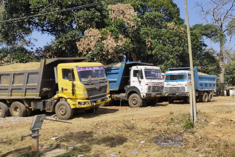 action against illegal miners in khunti