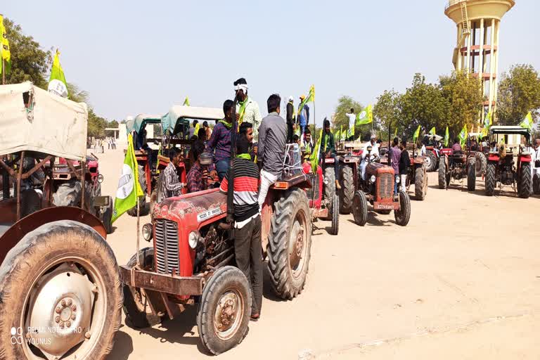 RLP Tractor Rally in Nagaur, RLP Protests in Nagaur