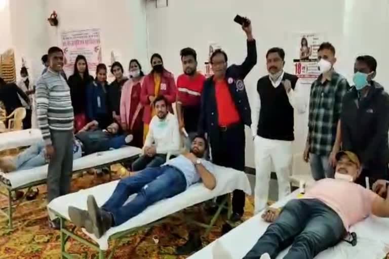 success educational institute, blood donation in Dungarpur