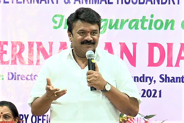 Veterinary docters need to be involved in rural development says minister talasani srinivas yadav