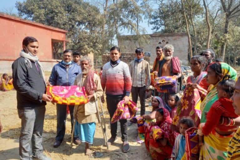 blanket distributed among leprosy patients