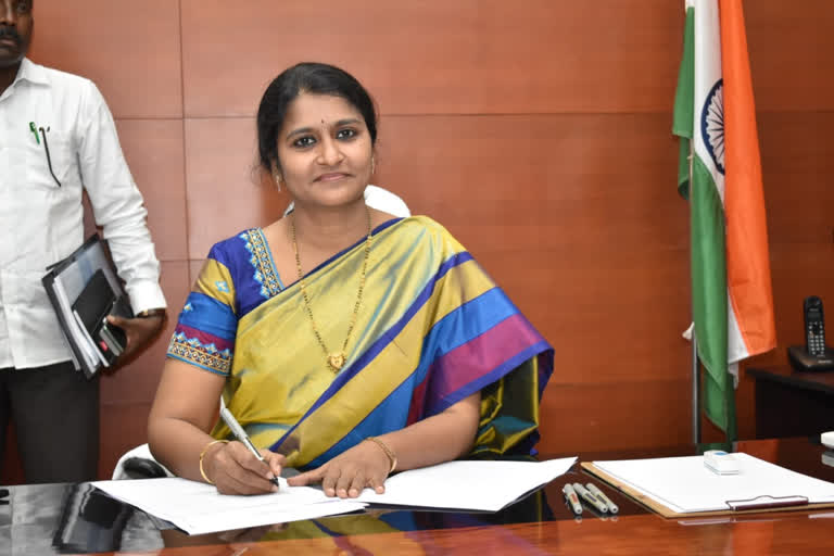 Dr. Sangeetha Satyanarayana is the new Collector of Peddapalli District