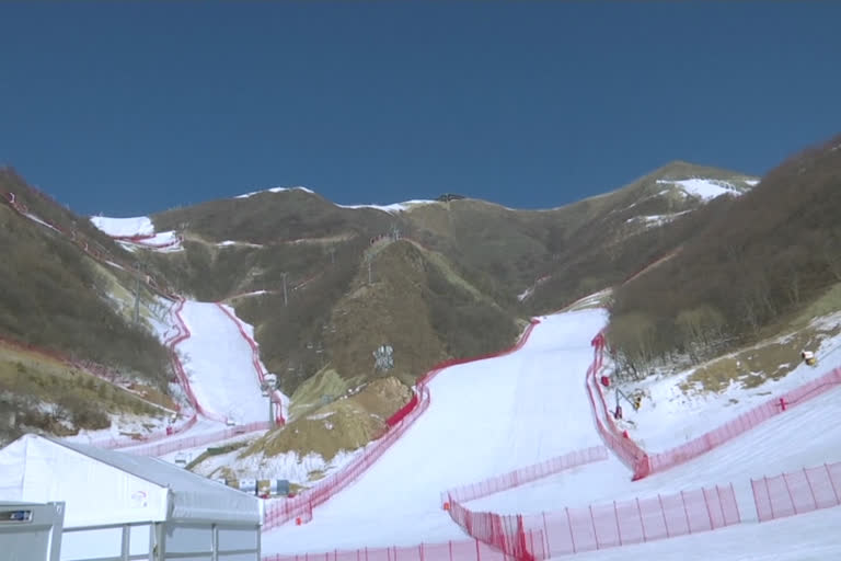 Beijing Olympics organisers show off downhill skiing and sliding venues