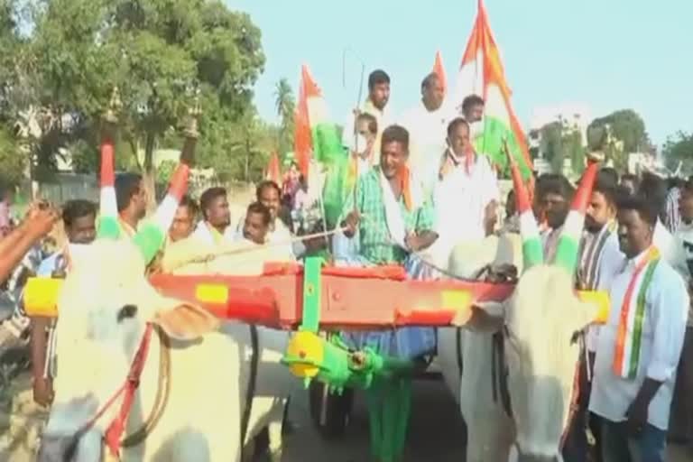 puducherry youth congress protest