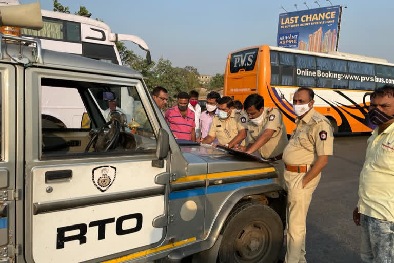 अवघ्या 12 तासांत 3 हजारांपेक्षा अधिक खासगी बसवर कारवाई