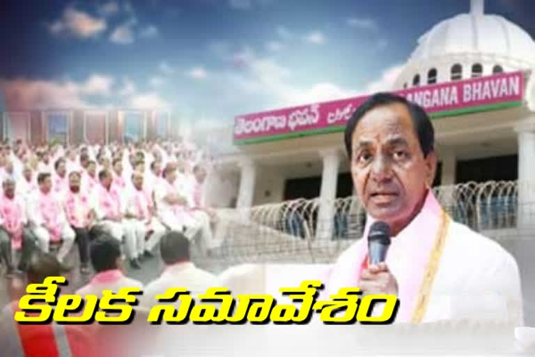 కేసీఆర్ అధ్యక్షతన తెరాస రాష్ట్ర కార్యవర్గ సమావేశం