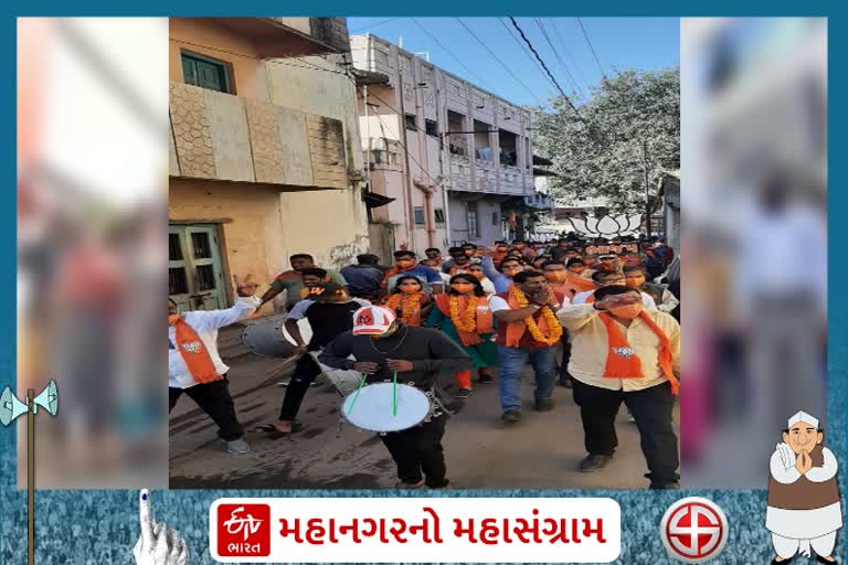 વડોદરામાં ભાજપના ઉમેદવારોએ જનસંપર્ક શરૂ કર્યો