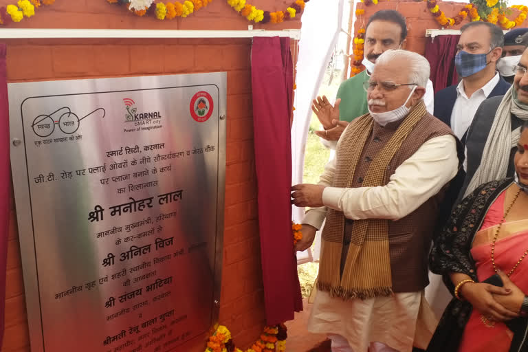 manohar lal khattar in karnal