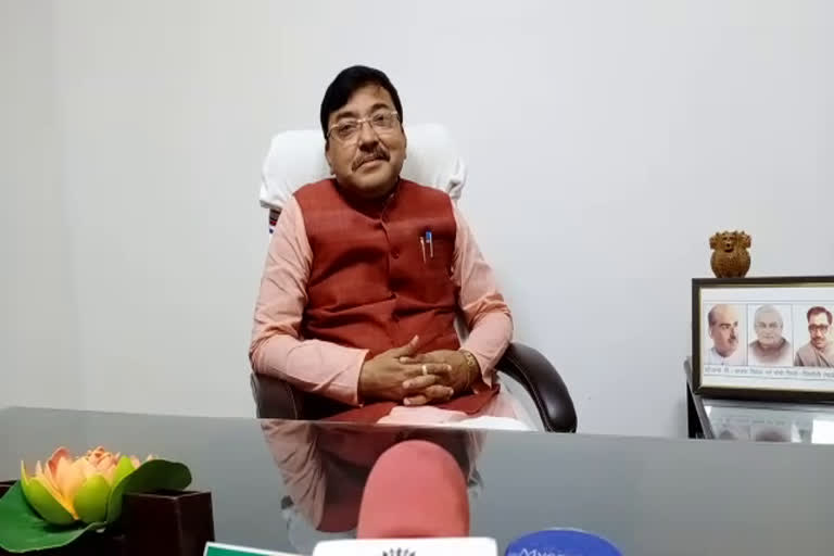 Organization Minister Shyam Mahajan