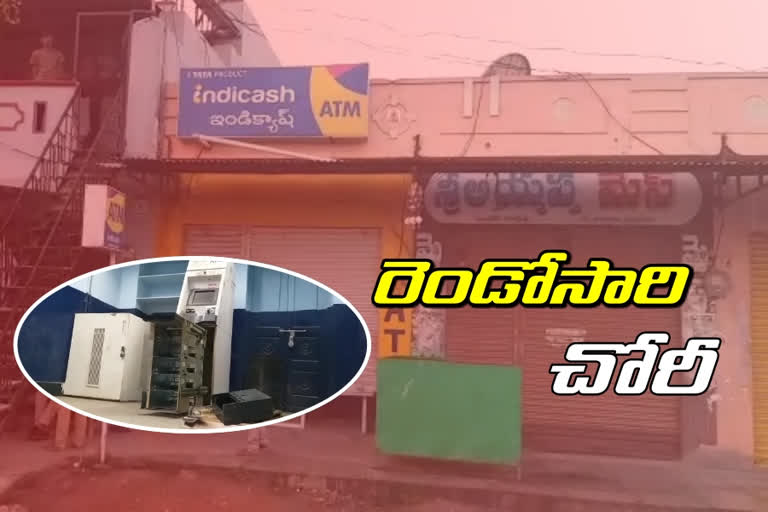 atm robbery in veliminedu