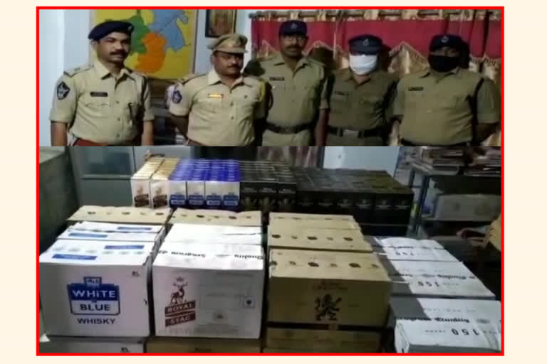 liquor seized in krishna