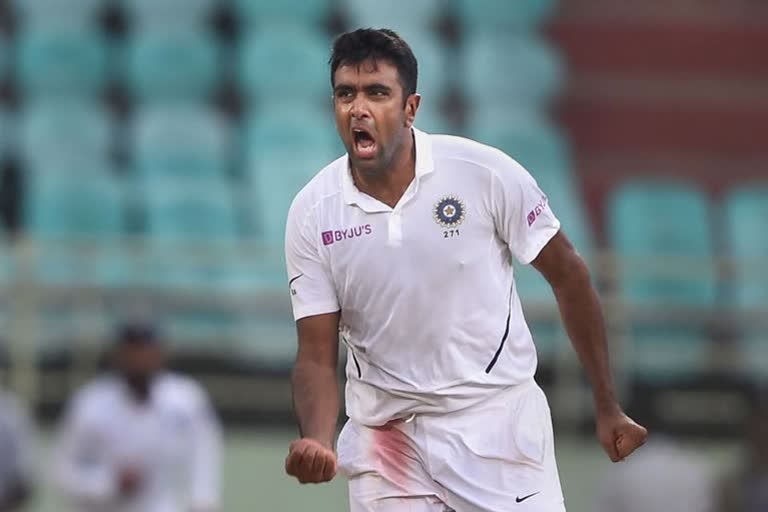 ravichandran ashwin 1st indian spinner to take wicket off first ball of a test innings