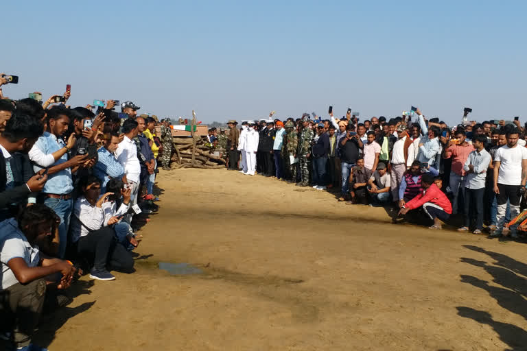 funeral of jawan suraj kumar in palamu