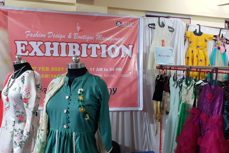 exhibition of clothing in a minority village of Indore