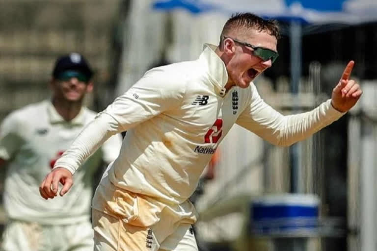 advertising board falls on england dominic bess head during an interview video