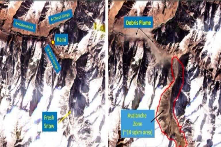 Chamoli disaster did not happened due to glacier burst