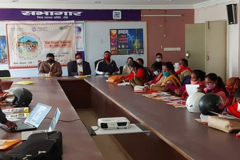 training of anganwadi sevika and lady supervisor in ranchi