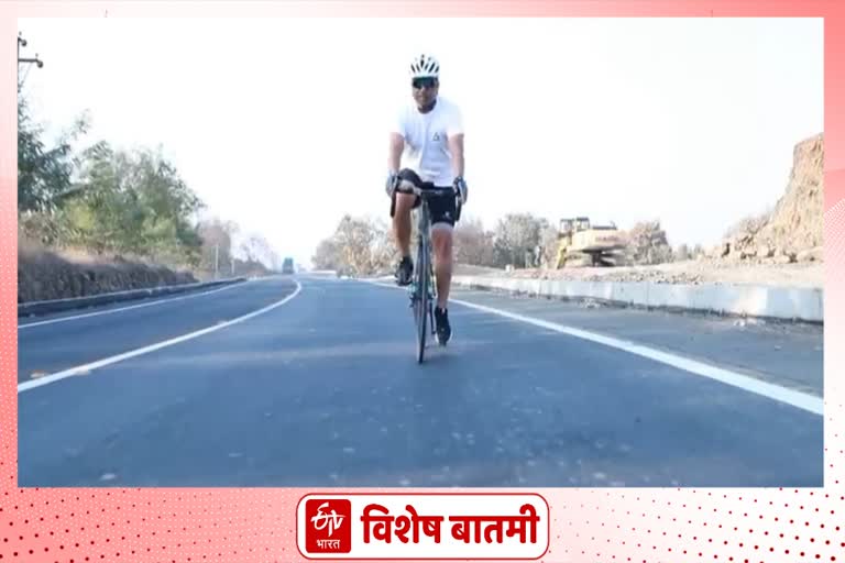 Cyclist Narayan Vyas