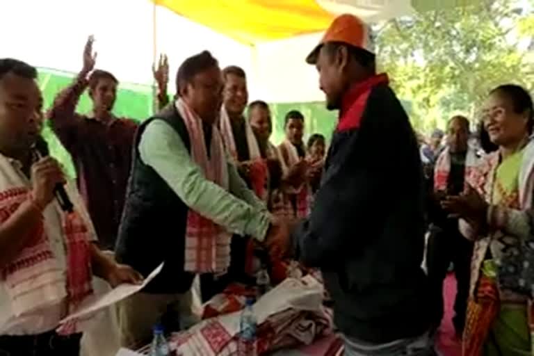 BJP member joined in Congress at Lahowal Dibrugarh district