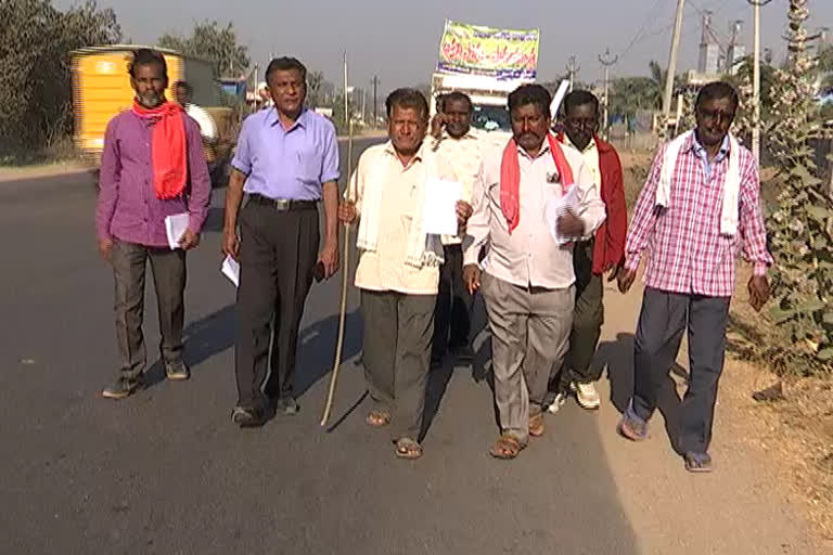 nizam deccan sugars factory workers paadayatra