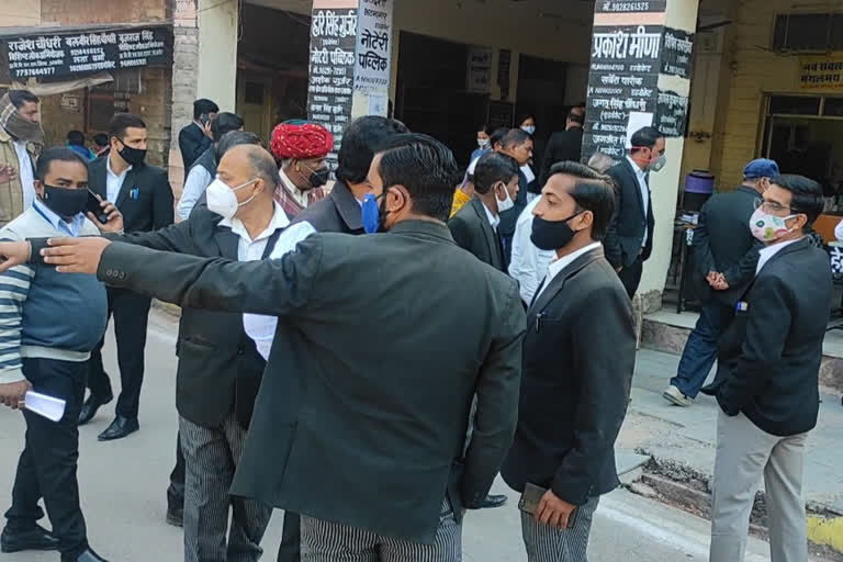 A lawyer was beaten up in Rajasthan,  Ajmer News