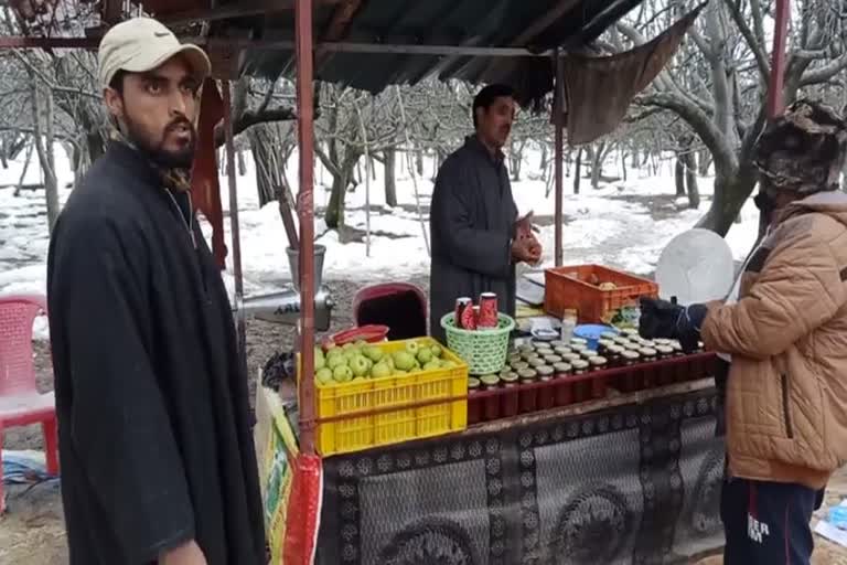 shopkeepers at cheeni wuddur are happy due to arrival of tourists