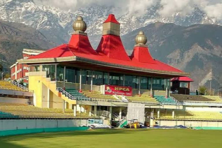 Under-19 team trial in Dharamshala Cricket Stadium, धर्मशाला क्रिकेट स्टेडियम में अंडर -19 टीम का ट्रायल