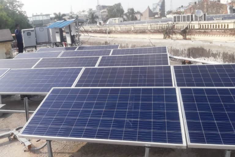 solar power plant installation in up