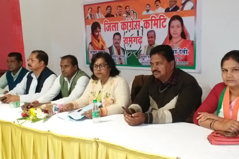 Congress state spokesperson Abha Sinha held meeting with local leaders