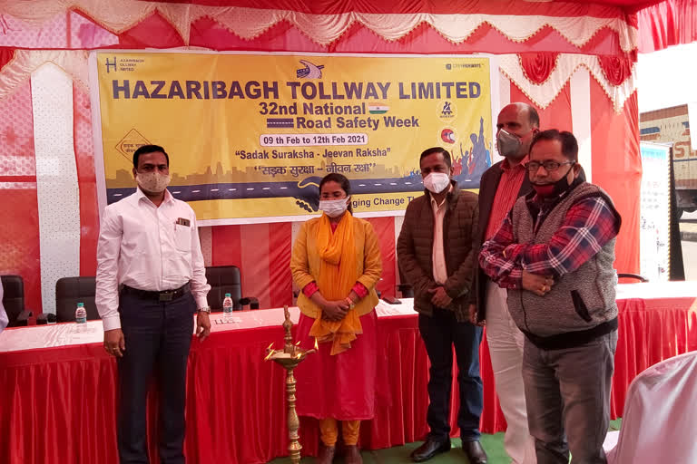 program begins under road safety month in ramgarh