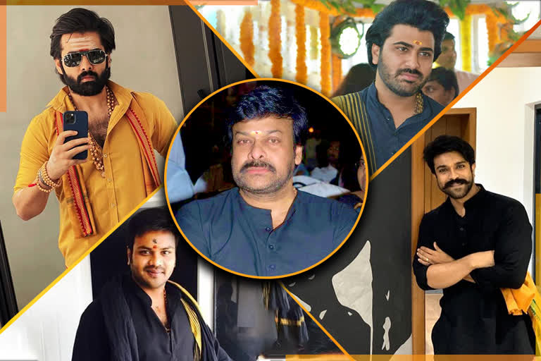 Tollywood heroes with spiritual contemplation
