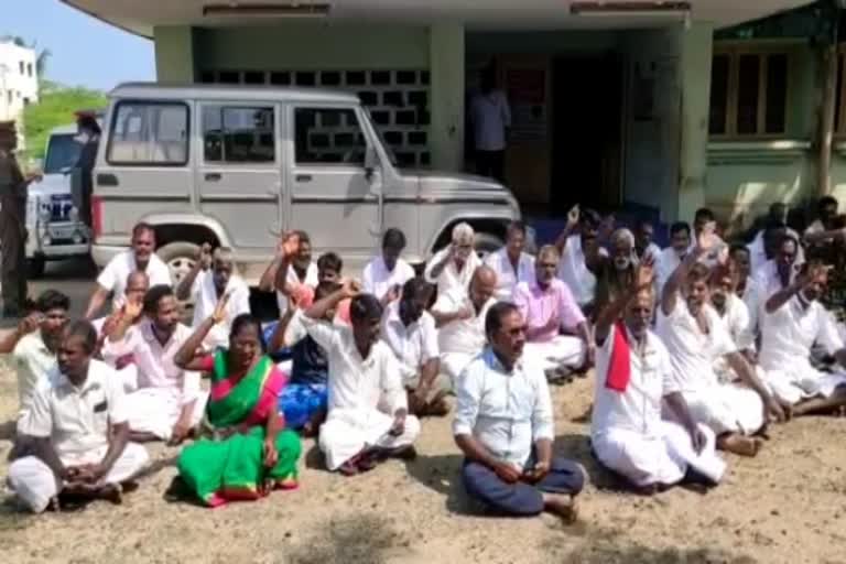 Fisherman protest