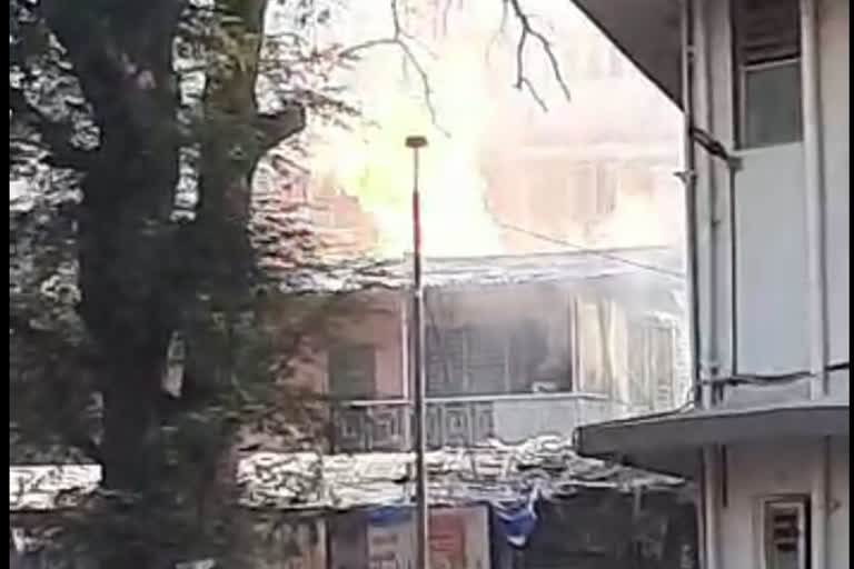 andheri fire Four hours after the fire was contained