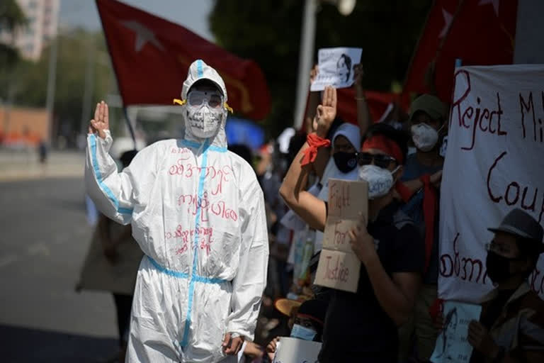 Doctors join civil disobedience movement in Myanmar