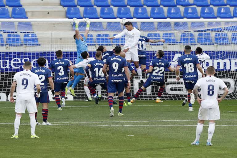 la liga : real madrid wins 2-0 against getafe