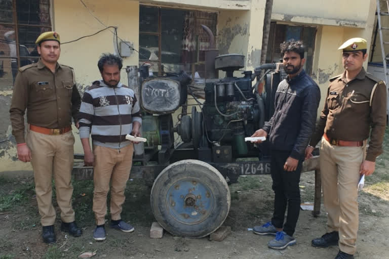 Noida police arrested two generator thieves