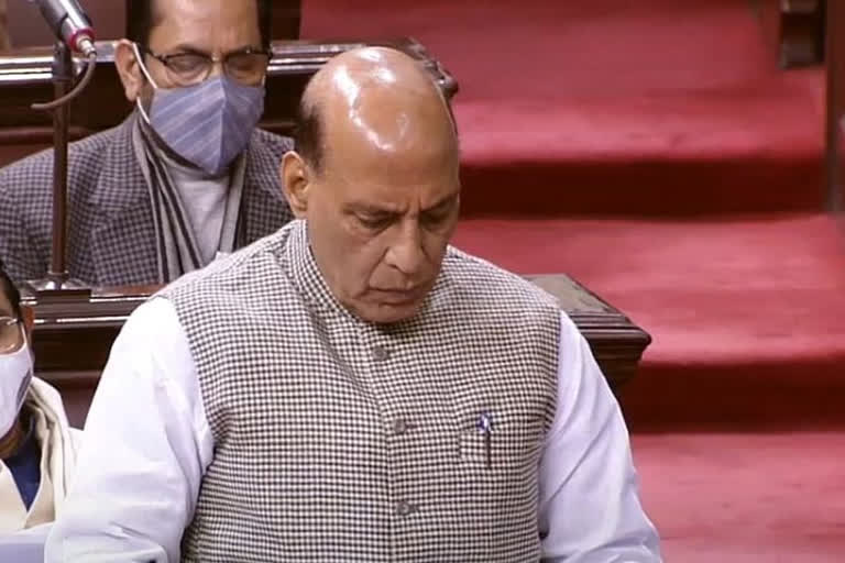 Rajnath Singh in Rajya Sabha  India China border row  disengagement along LAC border  Rajnath Singh on India-China border row  bilateral relations  രാജ്‌നാഥ് സിംഗ്  ഉഭയകക്ഷി ബന്ധം  ഇന്ത്യ ചൈന ബന്ധം  ഇന്ത്യ ചൈന ബന്ധം ഉഭയകക്ഷി ബന്ധം  Any impact on peace, will affect bilateral ties:  Rajnath Singh