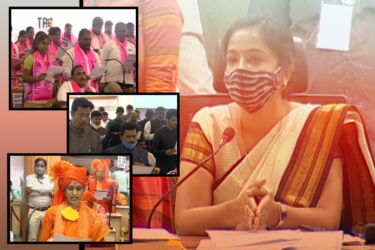 ghmc-new-corporators-take-oath-in-four-languages