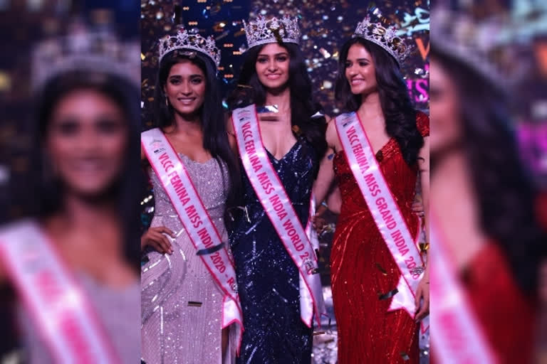 Manasa Varanasi crowned  VLCC Femina Miss India World 2020