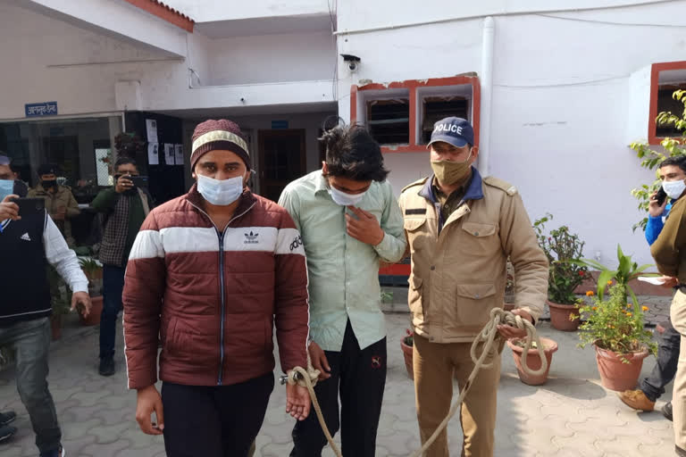 Police arrested two vicious thugs in Haldwani